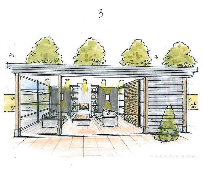 Design-Gartenhaus Nr. 3